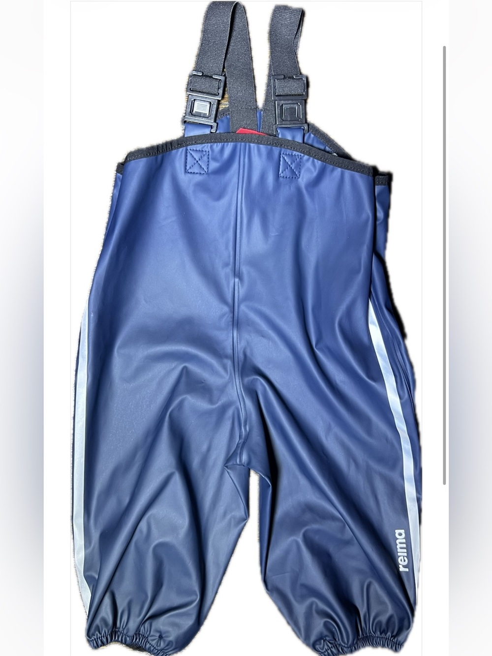 Reima Lammikko Waterproof Baby Rubber Rain Pants with Suspenders 74 cm 6-12 M